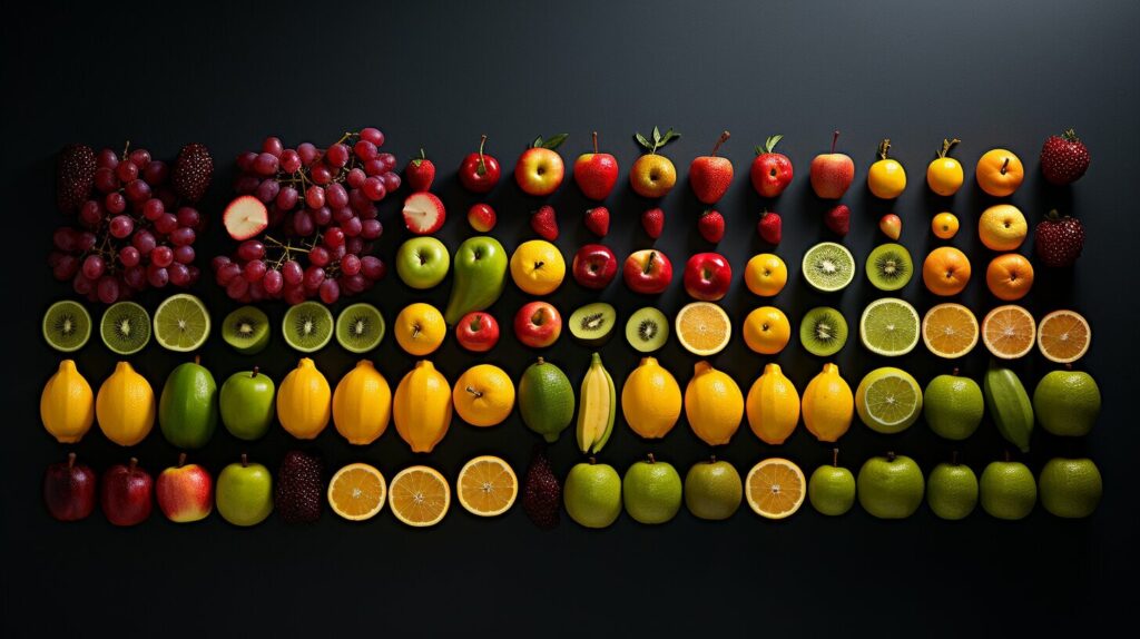 Array of Fruits