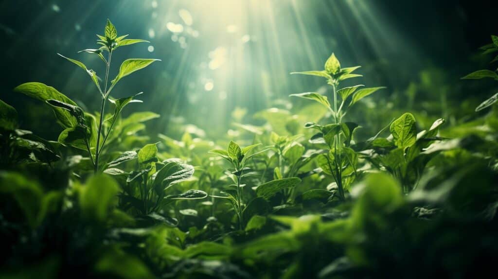 Role of sunlight in photosynthesis