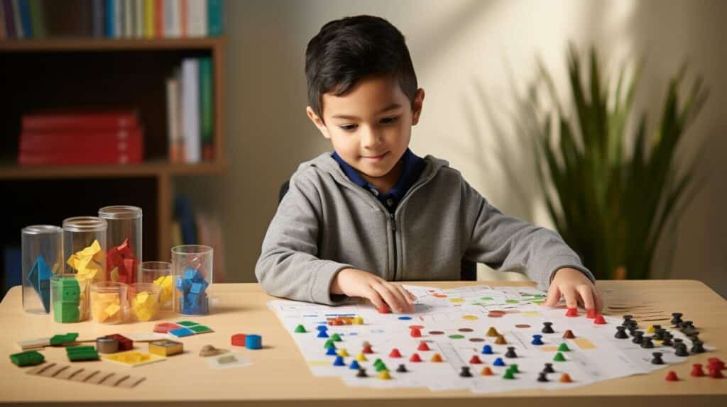 Visual Math Aids for Children with Autism