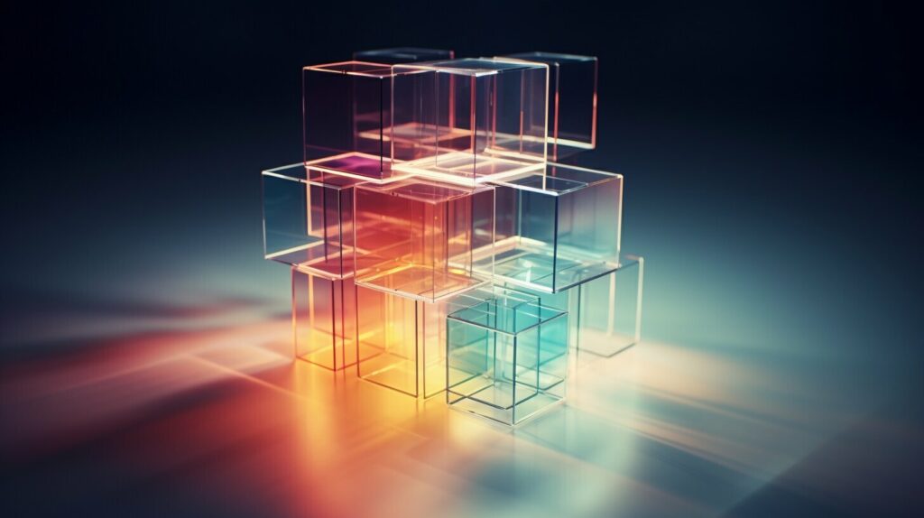 four-dimensional cube visualization
