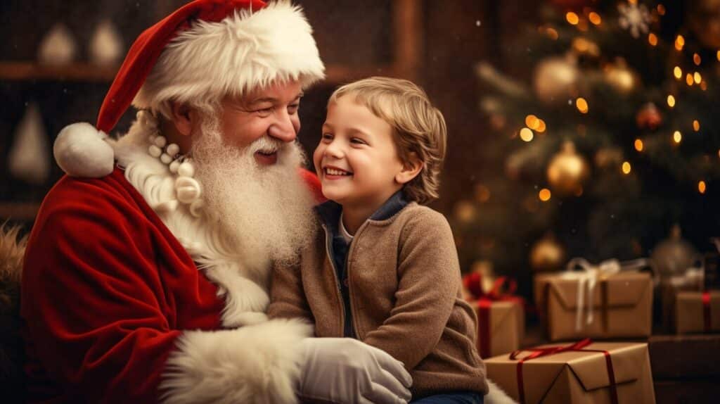 child-friendly explanation of Santa Claus