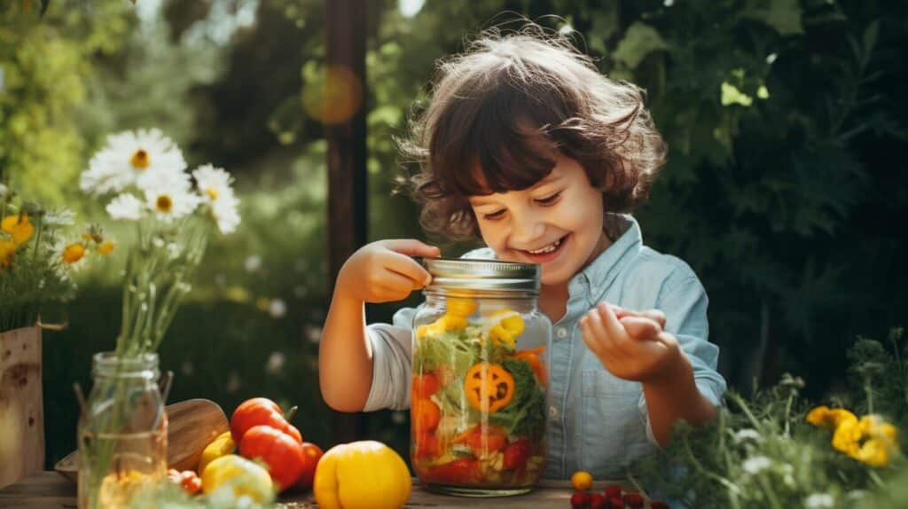 teaching children about preserving food